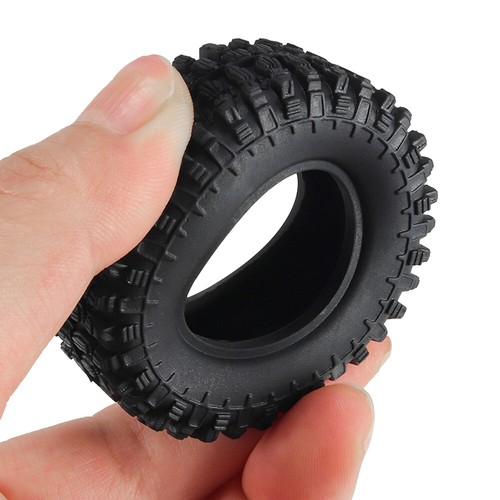 4PCS Rubber Tires Wheel Tyre for 1/18 TRX4M 1/24 Axial SCX24 RC Crawler Car - Picture 24 of 32