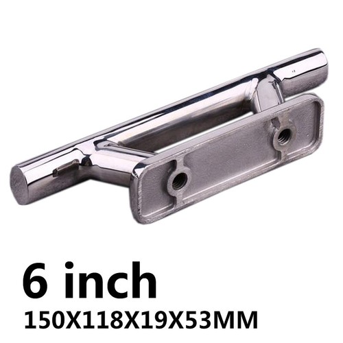 6" Marine 316 Stainless Steel Boat Dock Cleat Boat Mooring Dock Deck Rope Cleat - Picture 9 of 11