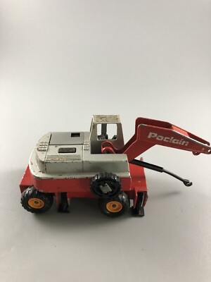 Poclain Backhoe 1/56 scale Majorette Pelle Sur Pneus Bd2