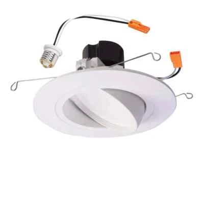 HALO 3000K White Integrated LED Gimbal Recessed Trim Module 90 CRI CCT - Image 1 of 4