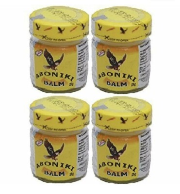 4 pieces AUTHENTIC ABONIKI Balm 25g for Severe Pain, Arthritis,Rheumatism,asthma