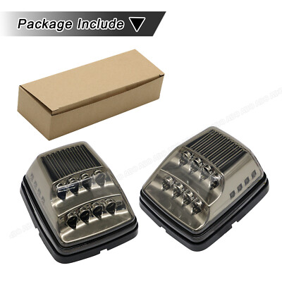 2x LED Frontblinker Blinker Schwarz für Mercedes G-Klasse W463 G500 G63 AMG