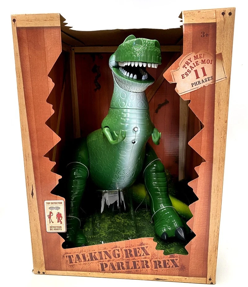 Disney Pixar Toy Story Deluxe Talking Rex Dinosaur Figurines Gift Doll Kids Toy
