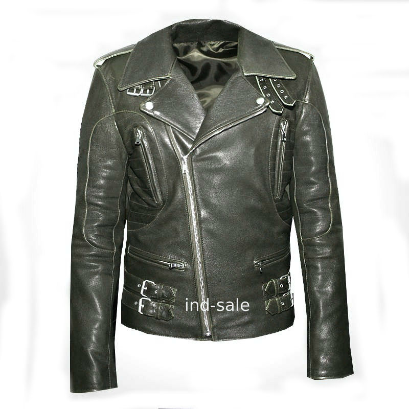 Genuine Leather Jacket Oil Pull leather Custom Tailor Made