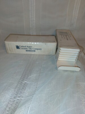UNITED STATES CERAMIC TILE Brazil BG470-S4269 BRIGHT WHITE 2x6 CAPS 12 pc