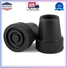 2 Pcs Cane Tips 3/4 Inch Heavy Duty Rubber Cane Tips Anti Slip TPR Replacement