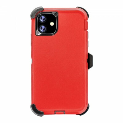 For iPhone 11 /11 Pro Max Shockproof Defender Case Cover +Screen & Belt Clip