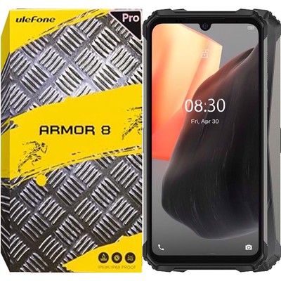 Ulefone Armor 8 Pro 4G Black 128GB + 8GB Dual-Sim Factory Unlocked GSM NEW