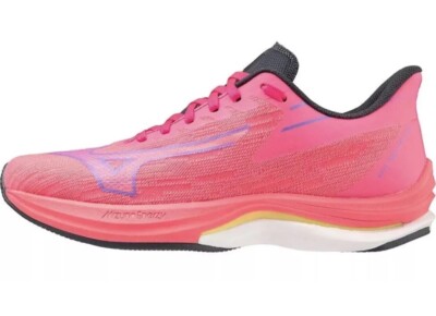 UK 4 Mizuno Wave Rebellion Sonic Damen-Laufschuhe   hellrosa