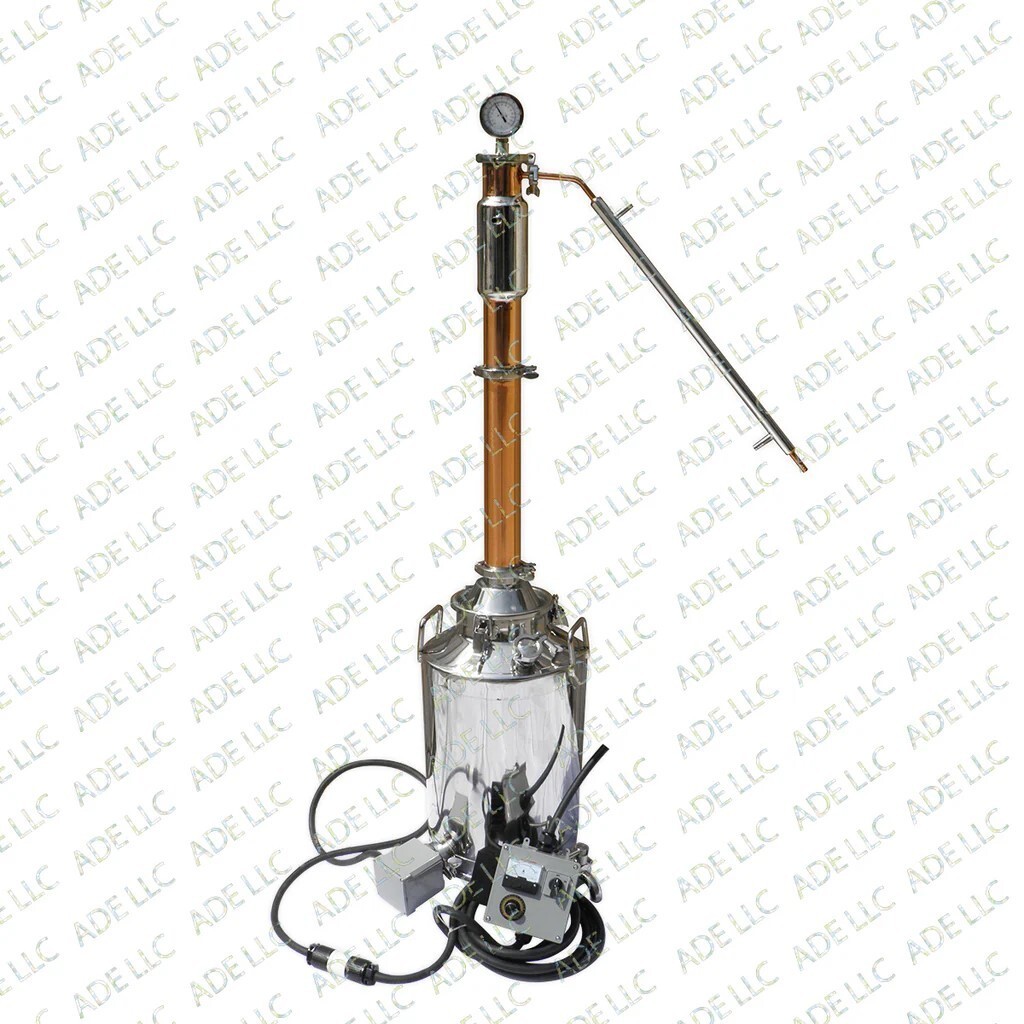 13 Gallon Still with 3" Copper & Stainless Reflux Column w/5500 Watt Controller