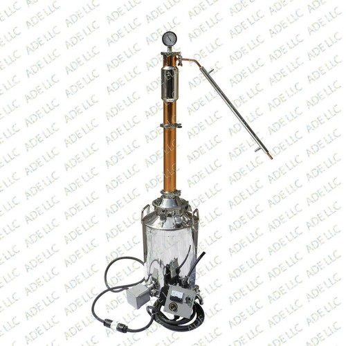 13 Gallon Still with 3" Copper & Stainless Reflux Column w/5500 Watt Controller