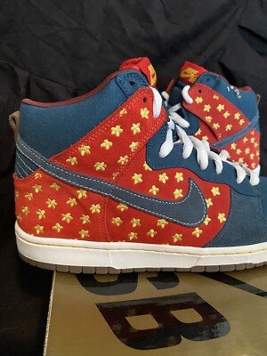 Nike SB Dunk High Premium Quagmire Size 11 VNDS Nightshade 313171