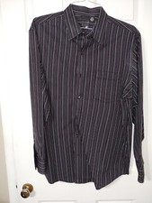 J. Ferrar Slim Fit Long sleeve Dress Shirt 17-17.5 FREE SHIPPING Pink white