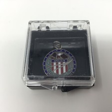 Vintage NASA Apollo 16 Emblem pendant/ charm Metal enamel 1972