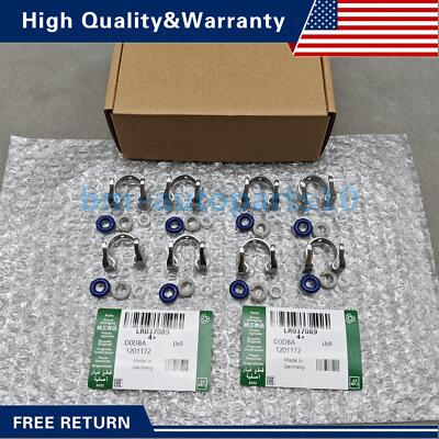 OEM 8x Fuel Injector Refit Retainer Seals Kit For LR4 Range Rover Sport LR037089