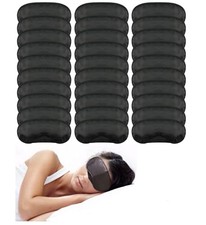 Eye Mask Sleep Masks Sleeping Blindfold 30 Count Pack of 1 , Black