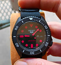 seiko nh36a mod  Red/Black Dial