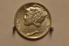 1945-P Mercury Dime (AU) 90% Silver Item # 6991