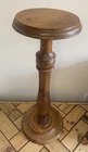 Vintage Wooden Pine Turned Column Plant Stand Pedestal Jardiniere Interior