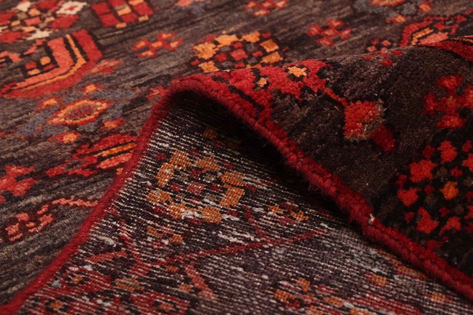 Alfombra de corredor tradicional oriental vintage anudada a mano de 2'4" x 12'5" Foto 4 de 4