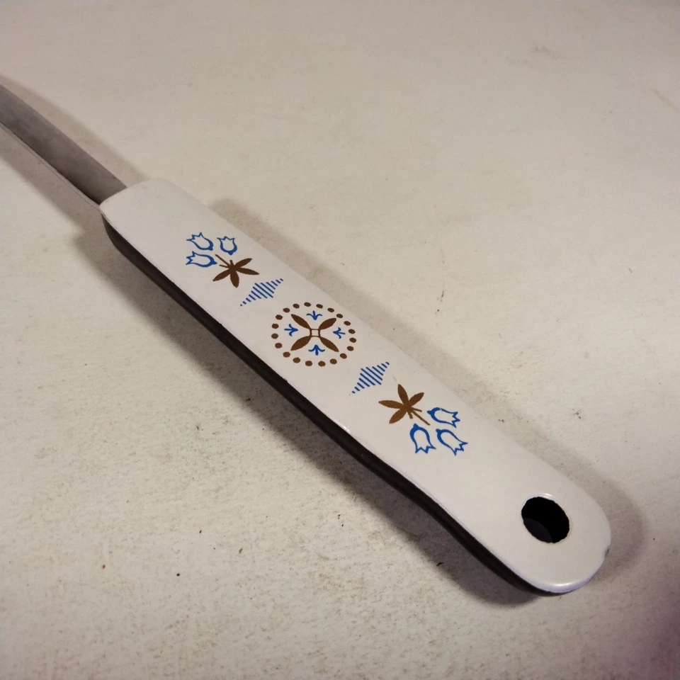 Ekco Chrome Plated Slotted Spoon Vintage Tulips - Image 3 of 4