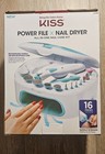 KISS Power File X Nail Dryer Rechargeable Cordless Kit 16pc w/ Adapter 2464N — photo 1