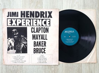Jimi Hendrix - Clapton Mayall Baker Bruce LP 1971 Original UK 1st Press Munia