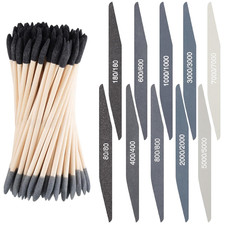 40 Pcs Model Sanding Sticks Set 10 Polishing 30 Double-End Detailing Tools