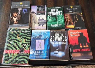 Martin Edwards Harry Devlin Mystery Paperback Lot: of 8