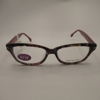 #ad Sydney Love SL3034 ROSE Eyeglass Frames Women#x27;s 52 16 140 Tortoise Purple Heart $37.00