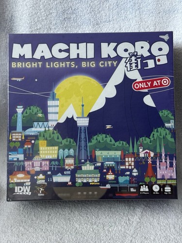 Brand New Machi Koro Bright Lights Big City Card Game IDW Games Target Exclusive
