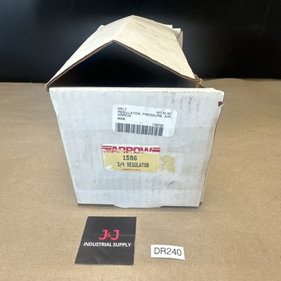 #ad Arrow Pneumatic Model 1586 3 4” Air Pressure Regulator 125 JT 300PSIG NIB $75.00