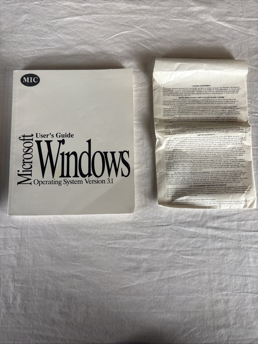 Microsoft Windows 3.1 for sale online | eBay