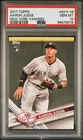 2017 AARON JUDGE NEW YORK YANKEES TOPPS ROOKIE CARD #NYY-16 PSA 10 GEM-MT