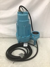 Little Giant 520100 2 HP 2900 RPM 208/230VAC 77 Ft Max Head Sewage Ejector Pump