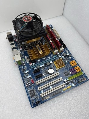 Gigabyte GA-P35-DS3 Rev. 2.1 + Core 2 Duo E4600 + 2 GB G.Skill DDR2 + Kühler