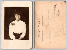 RPPC Granada Colorado Young Woman Portrait Postcard c1910 Estle Lemmon