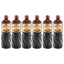 Kikkoman Teriyaki Glaze Sauce Kikkoman Teriyaki Marinade Teriyaki Sosse 6x975ml