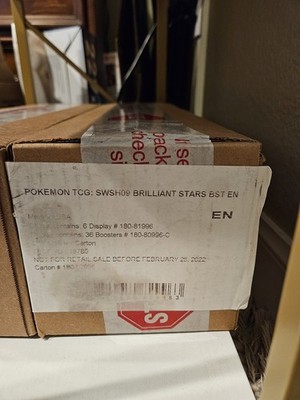 Pokemon Brilliant Stars booster box case New Sealed First Print | eBay