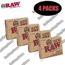 RAW Perfecto Pre-Rolled Cone Tip - 4 Packs of 21 Tips
