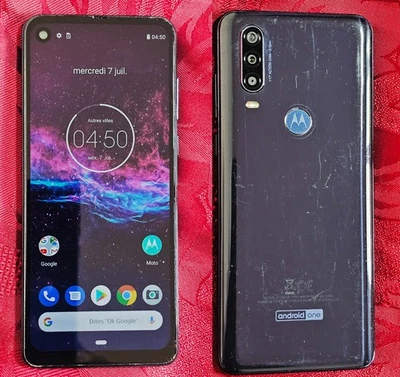Motorola One Action (XT2013-2) 6.3" - 4/128Go - Bleu- Dual Sim - Débloqué - Photo 1/4