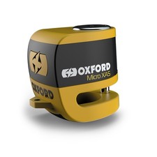Oxford Bremsscheibenschloss Alpha XA5 Alarm 5.5mm Pin fluo gelb LK213