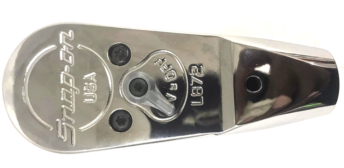 Snap-On 120-600 FT LB Torque Wrench w/ L872 Chrome Ratchet Head