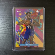 2026 Tops Finest VJ Edgecombe Oil Spill Rookie Card!!   Philadelphia 76Ers!