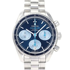 Omega Omega Speedmaster 324.30.38.50.03.002 Stainless Steel 38.0mm Blue Dial #YKW733