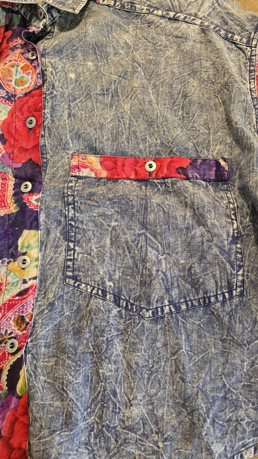 Vintage Something Different Button Down Top Shirt… - image 6