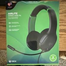 PDP Airlite Wired Stereo Gaming Headset Black, Xbox, Windows, 3.5mm Jack