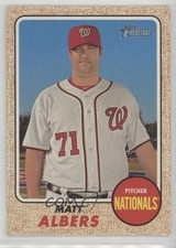2017 Topps Heritage High Number Matt Albers #634 g0h