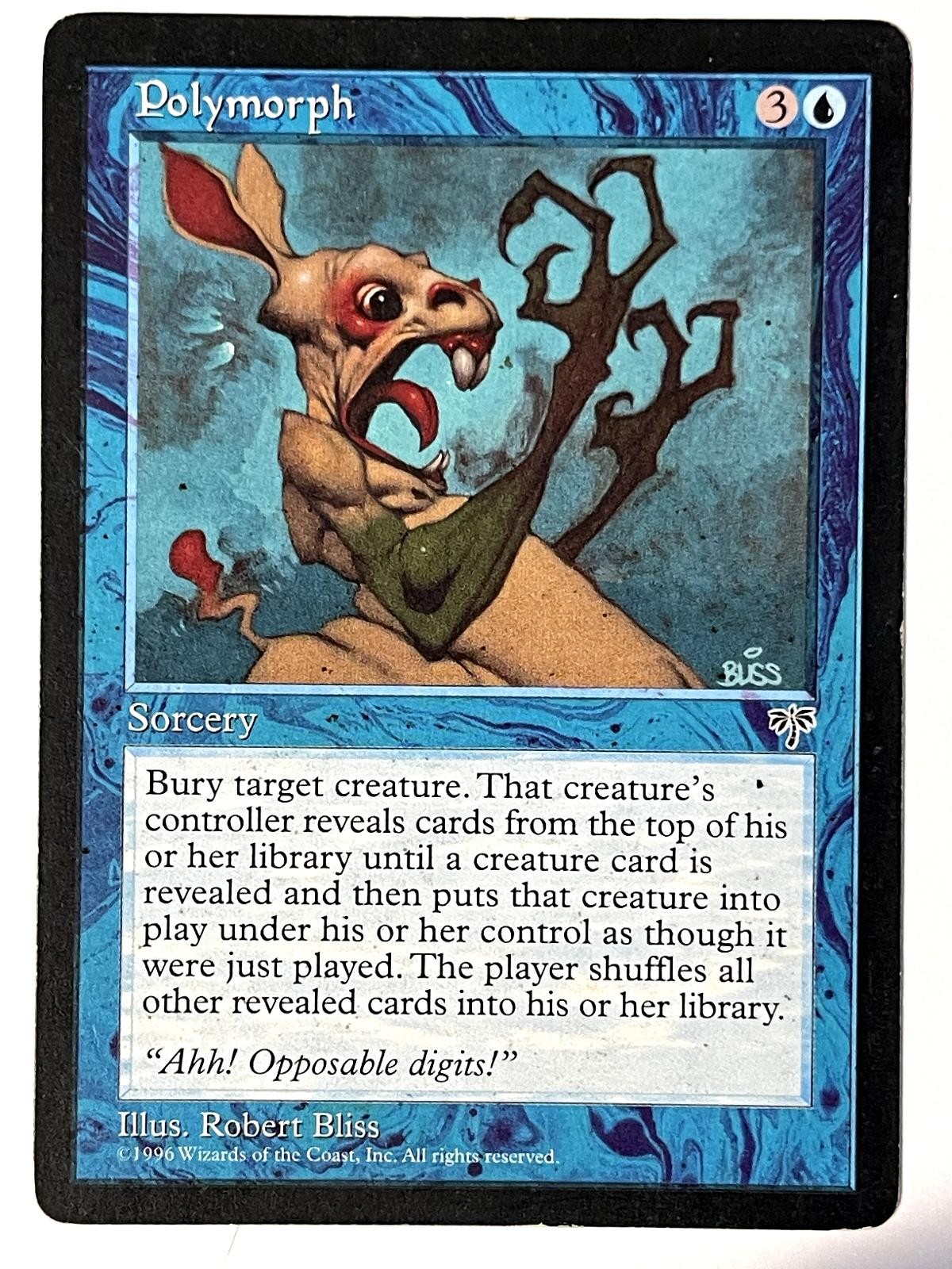 Polymorph Rare Mirage Magic: The Gathering Lightly Played