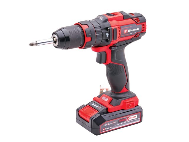 Einhell 18V Combi Drill With a 2.5Ah Li-ion Battery 4514287 XMS25PXCOMBI